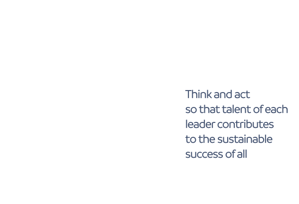 Penser et agir en leader responsable pour que le talent de chacun contribue à la réussite durable de tous